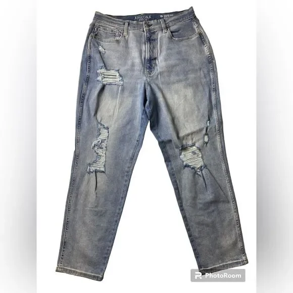 Arizona Highest-Rise Mom Jeans Size 15 - Picture 1 of 9